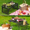 3 ft Portable Picnic Table with Wing Panels