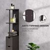 Bathroom Storage Cabinet-Brown