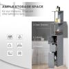 Bathroom Storage Cabinet-Grey