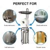 Bathroom Tissue Paper Roll Stand, Toilet Paper Roll Storage Holder, Free-Standing Toilet Paper Holder