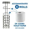 Toilet Paper Holder with Large Top Shelf, Oil Rubbed Bronze