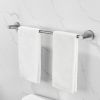 Bathroom Hardware Set, Thicken Space Aluminum 6 PCS Towel bar Set- Gun Grey 24 Inches Wall Mounted