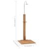Garden Shower 29.5"x29.5"x82.7" Solid Teak Wood