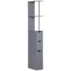 Bathroom Storage Cabinet-Grey