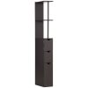 Bathroom Storage Cabinet-Brown