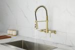 3 Functions Wall Mounted Bridge Kitchen Faucet