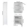 FCH MDF Spray Paint 4 Doors 1 Pump Bathroom Cabinet White