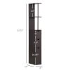 Bathroom Storage Cabinet-Brown