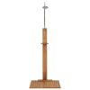 Garden Shower 29.5"x29.5"x82.7" Solid Teak Wood