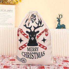 Fashion New Canvas Christmas Bag (Option: Style 4-40x60cm)