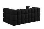 62.2length ,35.83" deepth ,human body structure for USA people, marshmallow sofa,boucle sofa ,White color,3 seater